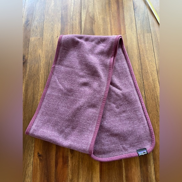 Patagonia better sweater purple fleece scarf - Picture 6 of 8